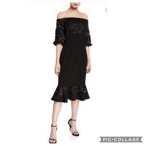 Aidan Mattox Off the shoulder mermaid dress